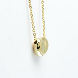 Tiffany Bean Yellow Gold (18K) No Stone Men,Women Fashion Pendant Necklace (Gold)