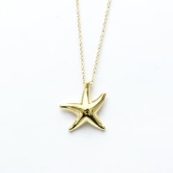 Tiffany Starfish Yellow Gold (18K) No Stone Men,Women Fashion Pendant Necklace (Yellow Gold)