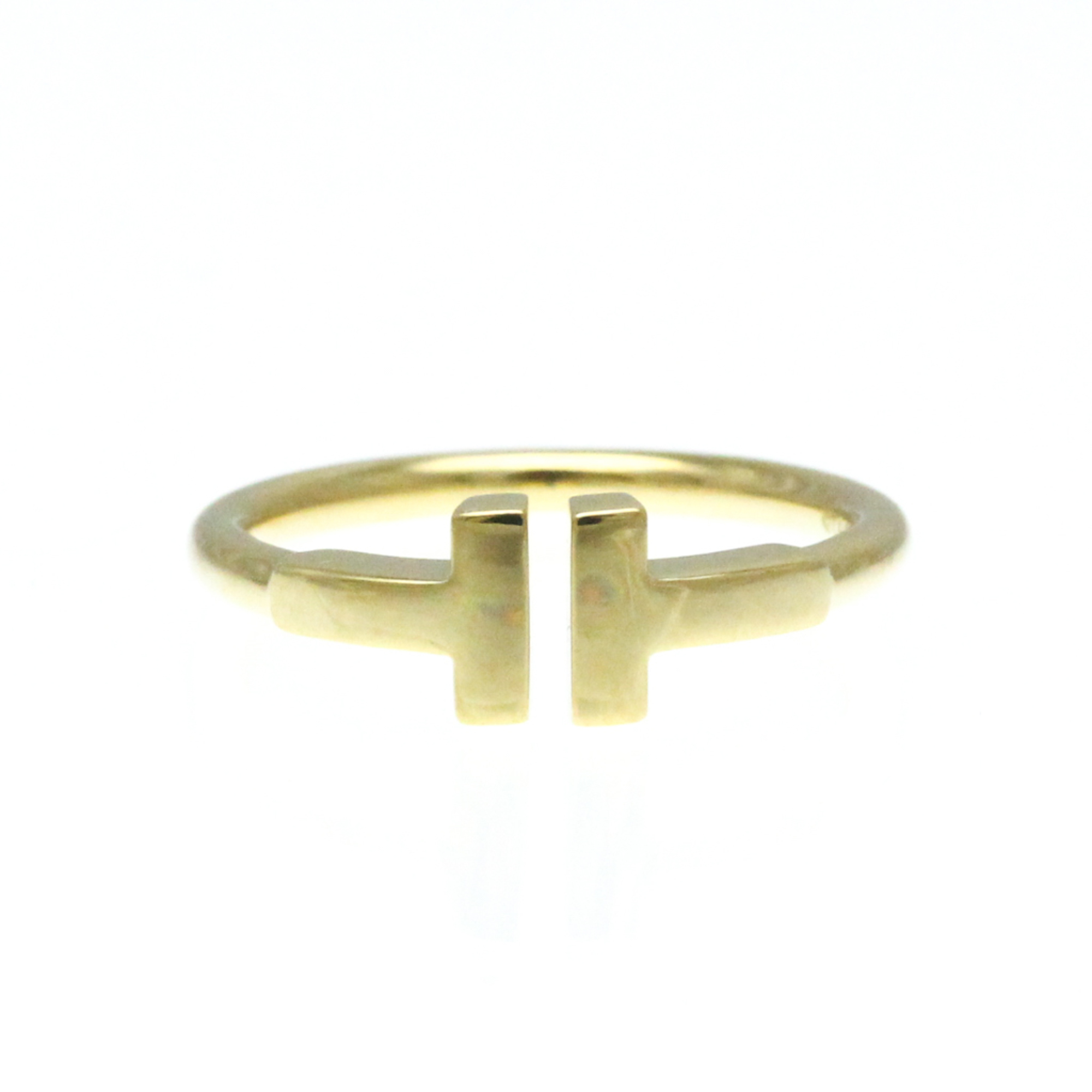 Tiffany T Wire Ring Yellow Gold (18K) Fashion No Stone Band Ring Gold