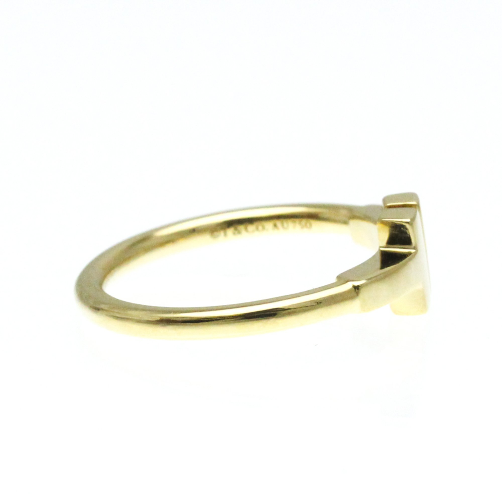 Tiffany T Wire Ring Yellow Gold (18K) Fashion No Stone Band Ring Gold