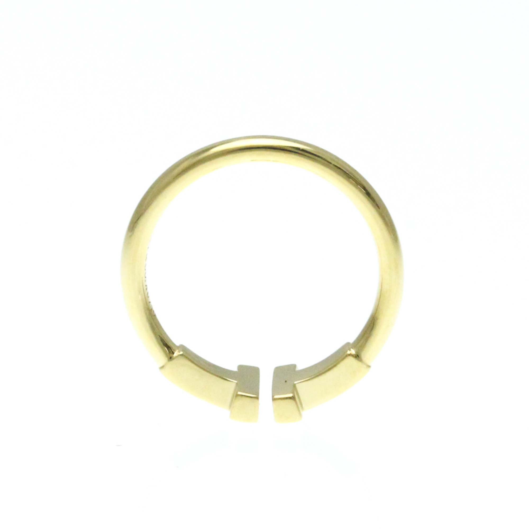 Tiffany T Wire Ring Yellow Gold (18K) Fashion No Stone Band Ring Gold