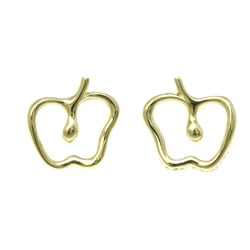 Tiffany Apple No Stone Yellow Gold (18K) Stud Earrings Gold