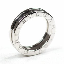 Bvlgari B.Zero1 Ring 1 Band K18 White Gold #49 Actual Size 9 750YG Finished