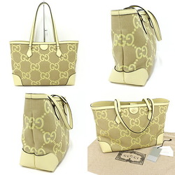 GUCCI Ophidia Jumbo GG Medium Tote Bag Shoulder 631685 Yellow