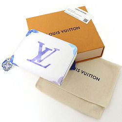 LOUIS VUITTON Zippy Coin Purse Case LV By The Pool Monogram M82417 Blue White