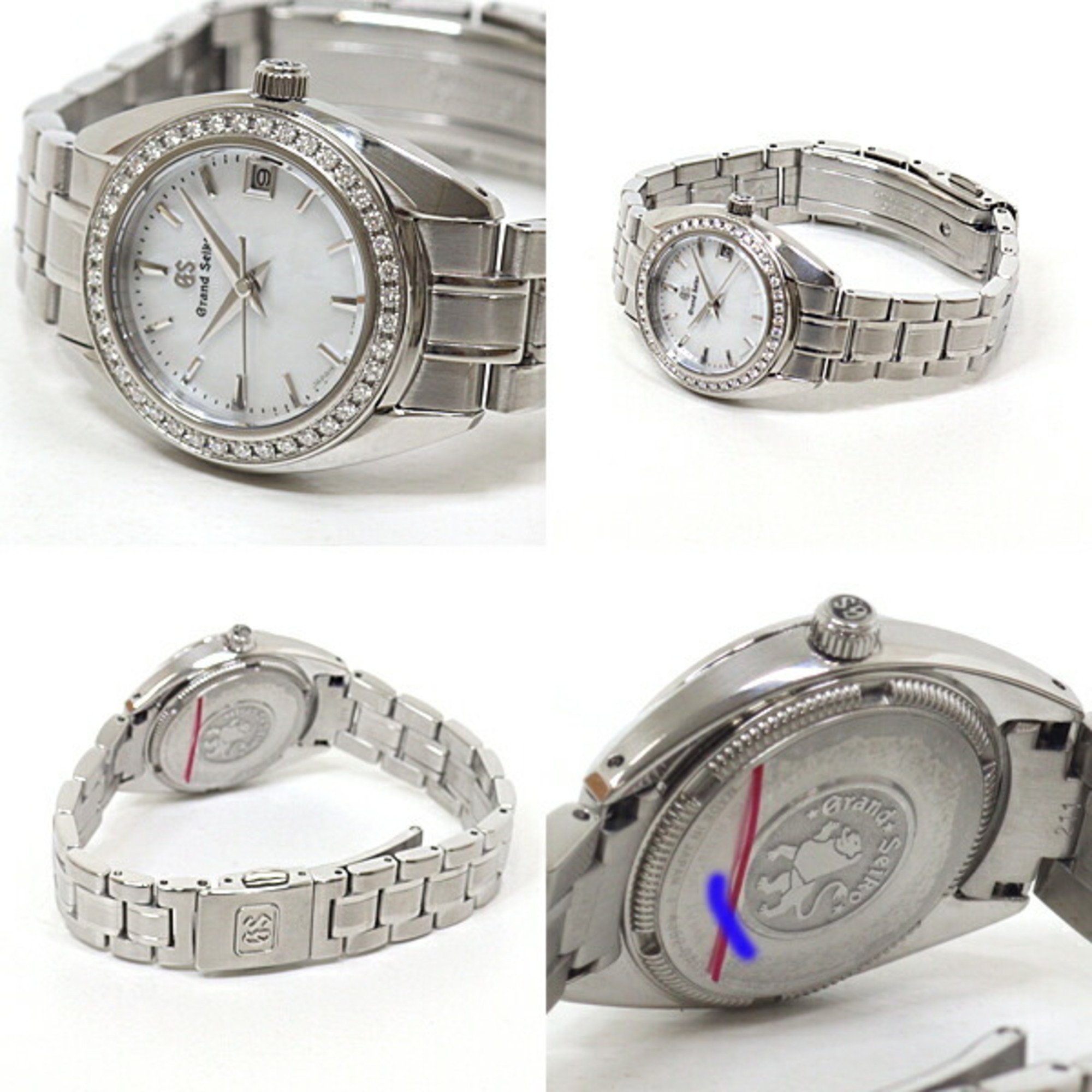 SEIKO Grand Seiko STGF079 Ladies Watch Quartz White Shell Dial Finished