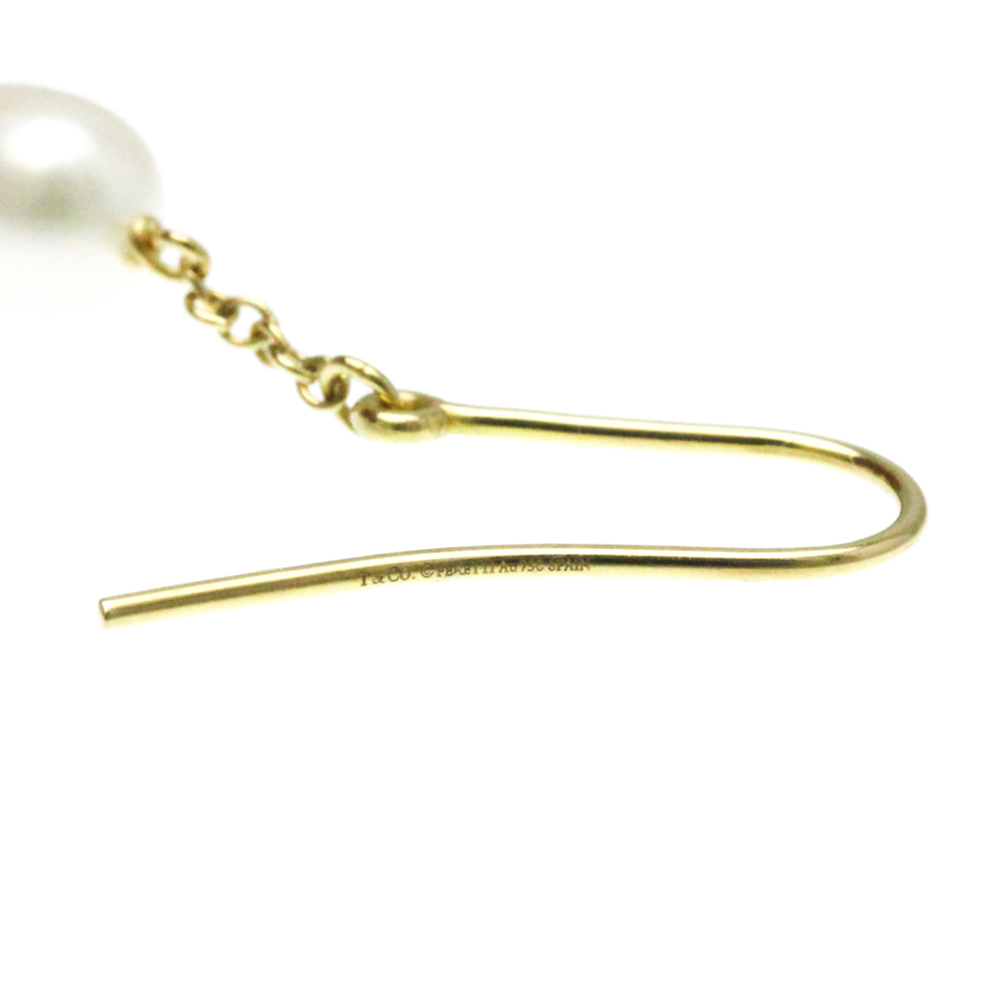 Tiffany By The Yard Drop Pearl Earrings Freshwater Pearl Yellow Gold (18K) Drop Earrings Gold