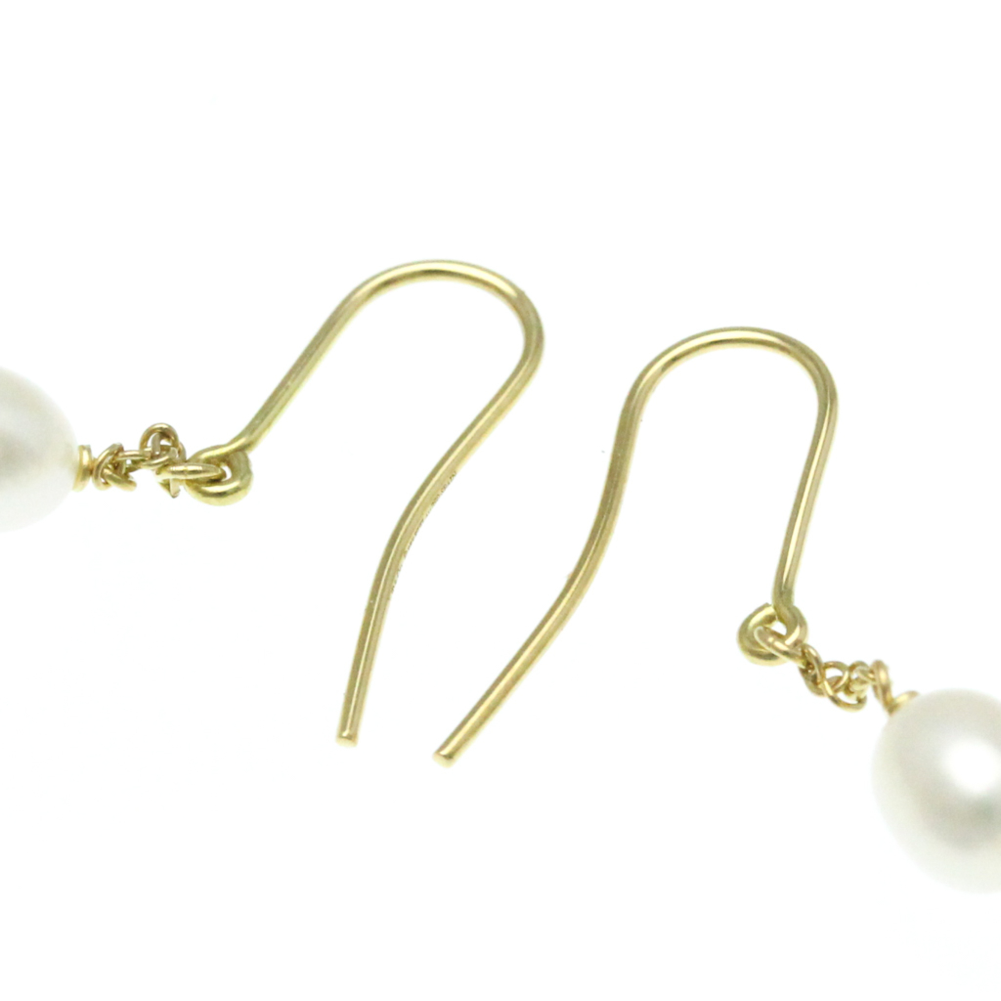 Tiffany By The Yard Drop Pearl Earrings Freshwater Pearl Yellow Gold (18K) Drop Earrings Gold