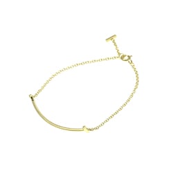 Tiffany Smile Yellow Gold (18K) No Stone Charm Bracelet Gold