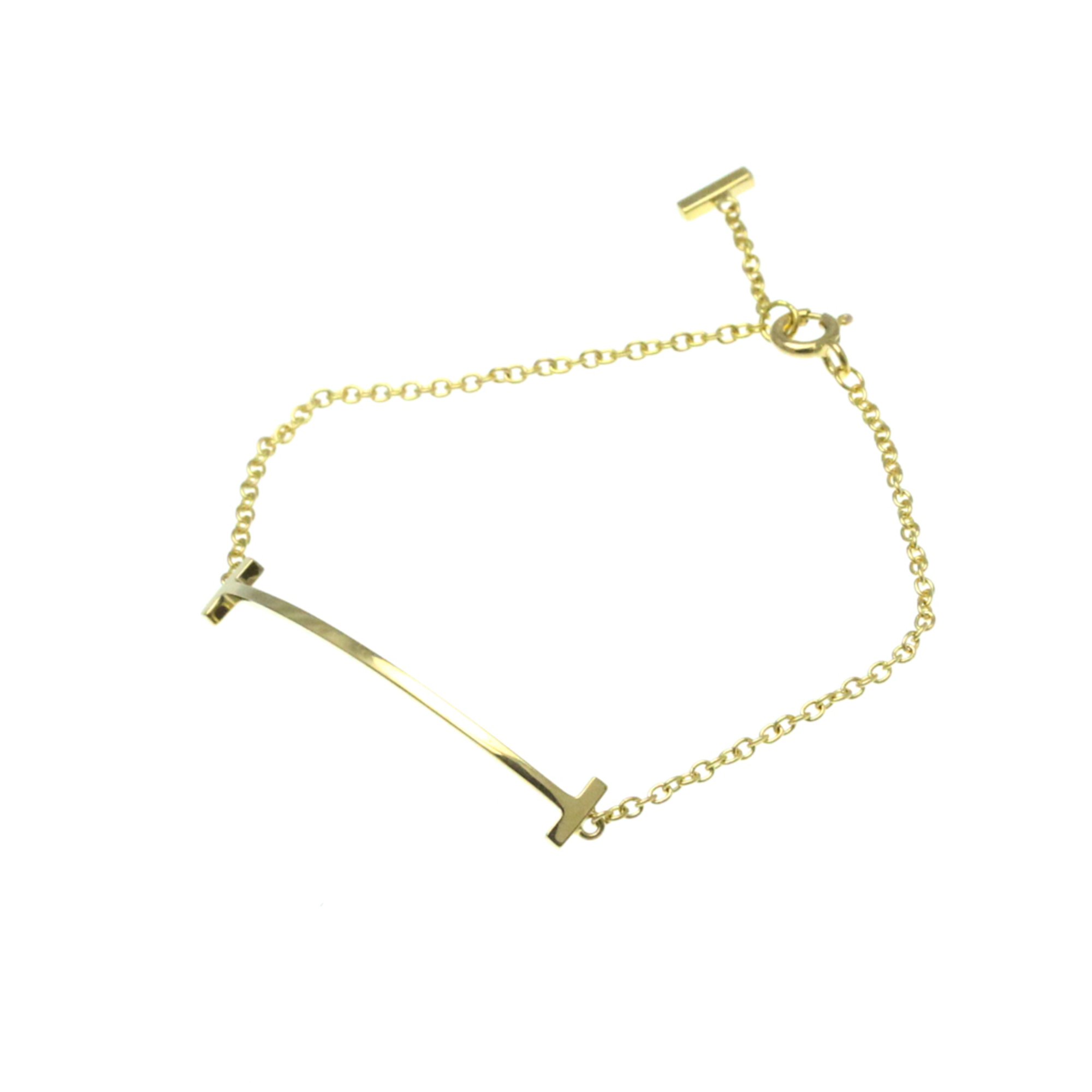 Tiffany Smile Yellow Gold (18K) No Stone Charm Bracelet Gold