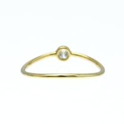 Tiffany Wave Single Row Ring Yellow Gold (18K) Fashion Diamond Band Ring Gold