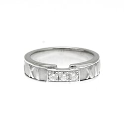 Tiffany Atlas White Gold (18K) Fashion Diamond Band Ring Silver