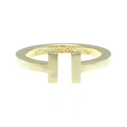 Tiffany T Square Ring Yellow Gold (18K) Fashion No Stone Band Ring Gold