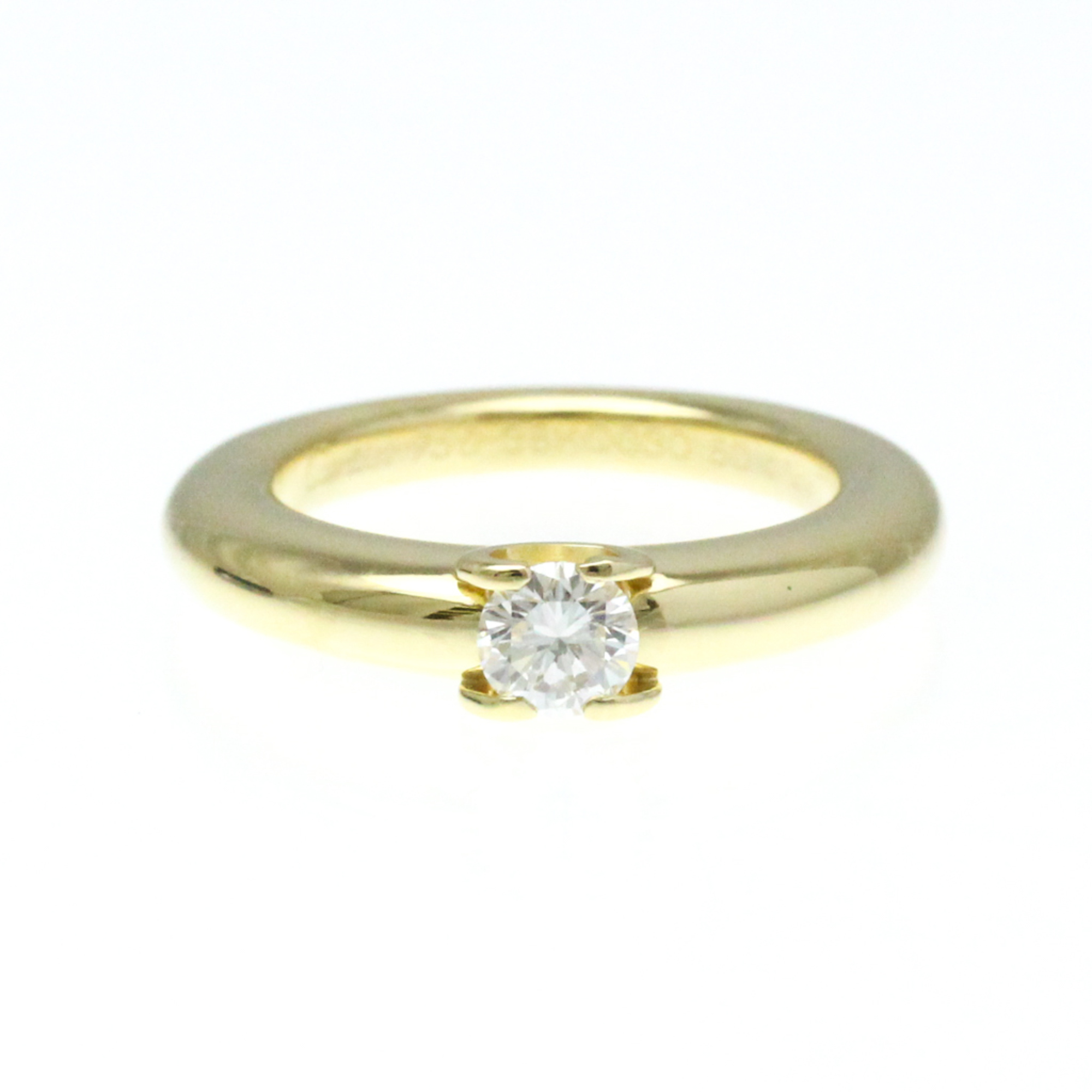 Cartier C Setting Ring Yellow Gold (18K) Fashion Diamond Band Ring Gold