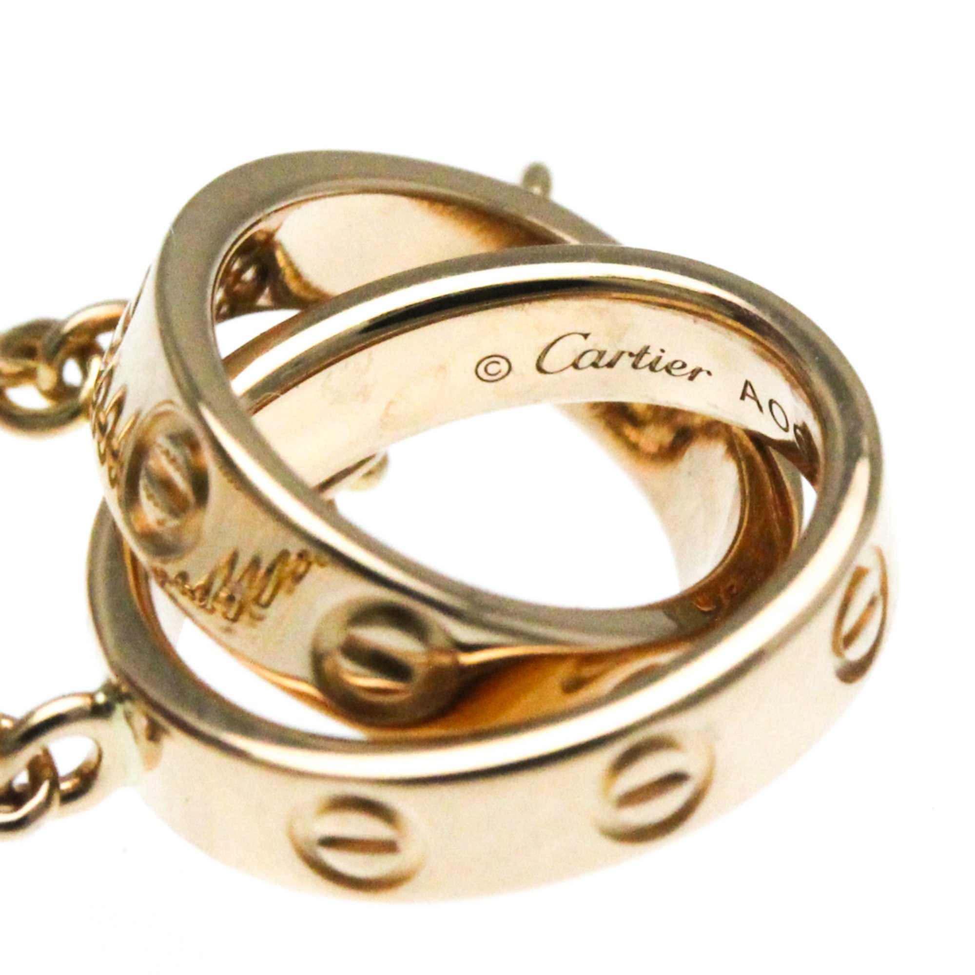 Cartier Baby Love Bracelet Pink Gold (18K) No Stone Charm Bracelet Pink Gold