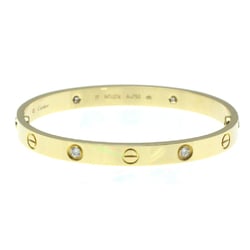 Cartier Love Bracelet 4P Diamond Yellow Gold (18K) Diamond Bangle Gold