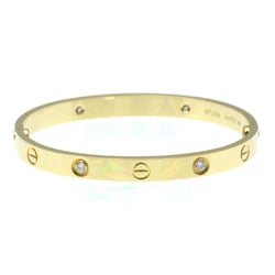 Cartier Love Bracelet 4P Diamond Yellow Gold (18K) Diamond Bangle Gold