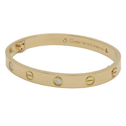 Cartier LOVE Bracelet Bangle K18YG 750YG Yellow Gold 4PD Diamond #16 B6036019