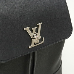 LOUIS VUITTON Louis Vuitton Lockme Backpack Rucksack Calf Leather Noir Black M41815