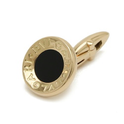 BVLGARI Bulgari Cufflinks K18YG Yellow Gold Onyx Black