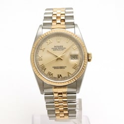 ROLEX Rolex Datejust Ivory Dial SS/YG Combination E Series Men's AT Automatic Watch 16233