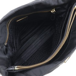 PRADA Tote Bag Nylon x Enamel Black A5 Women's