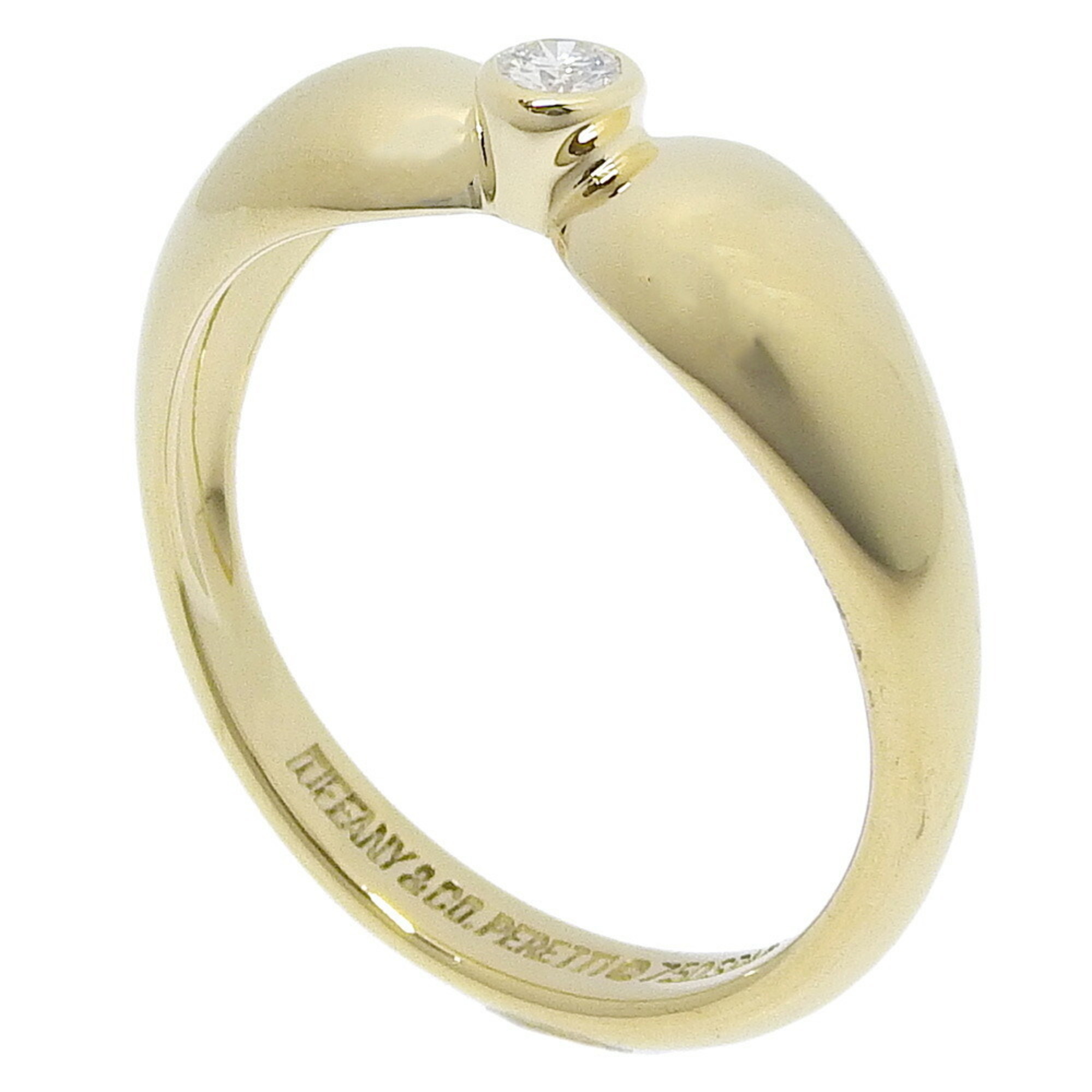 Tiffany & Co. Size 10.5 Ring, 18K Yellow Gold x Diamond, approx. 3.2g, Women's, I220823114