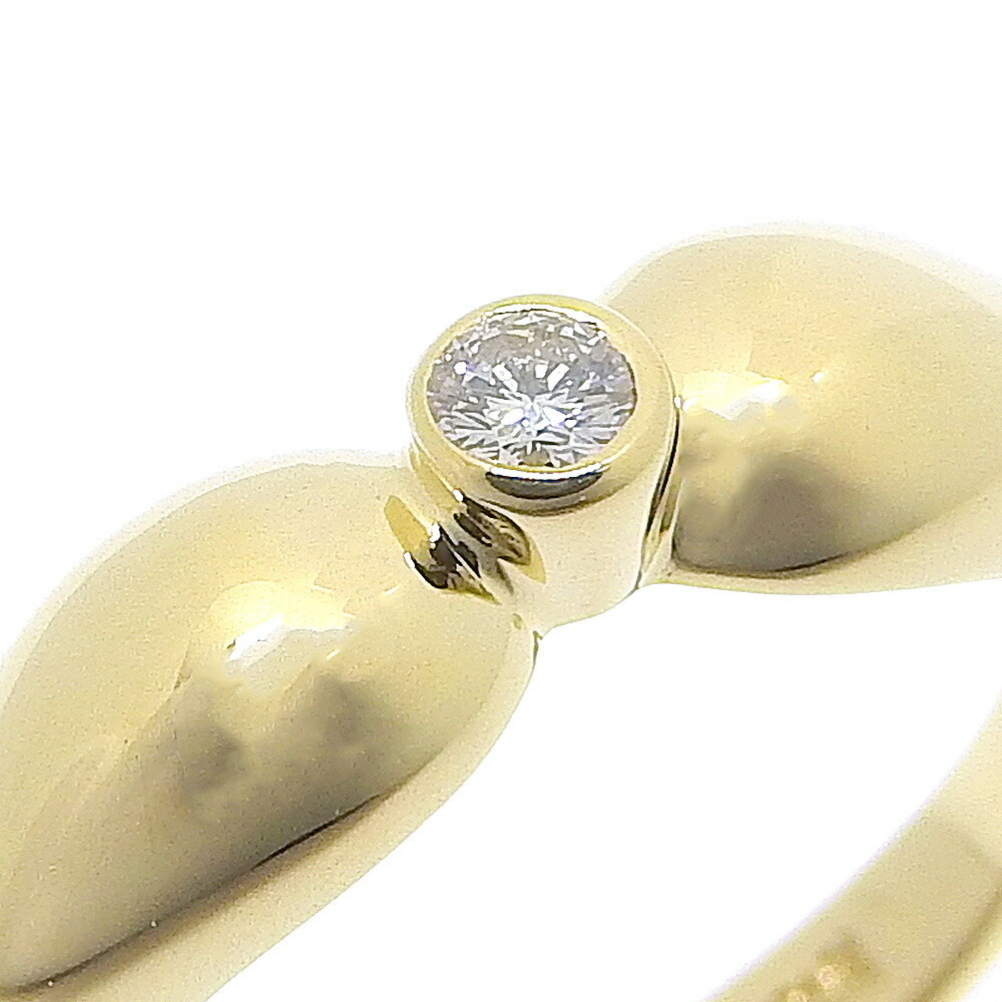 Tiffany & Co. Size 10.5 Ring, 18K Yellow Gold x Diamond, approx. 3.2g, Women's, I220823114