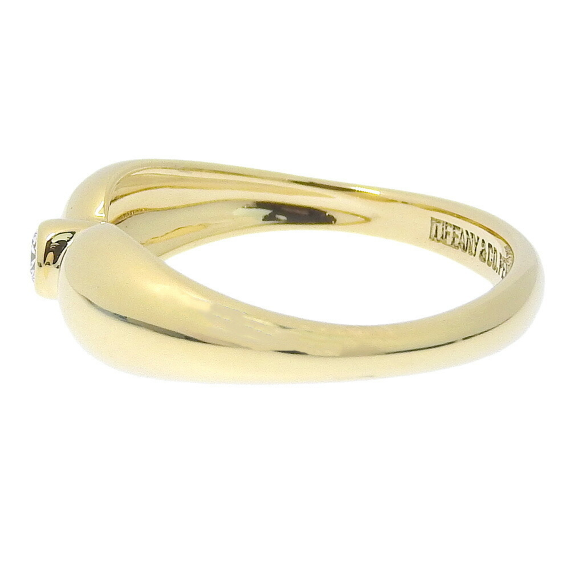 Tiffany & Co. Size 10.5 Ring, 18K Yellow Gold x Diamond, approx. 3.2g, Women's, I220823114