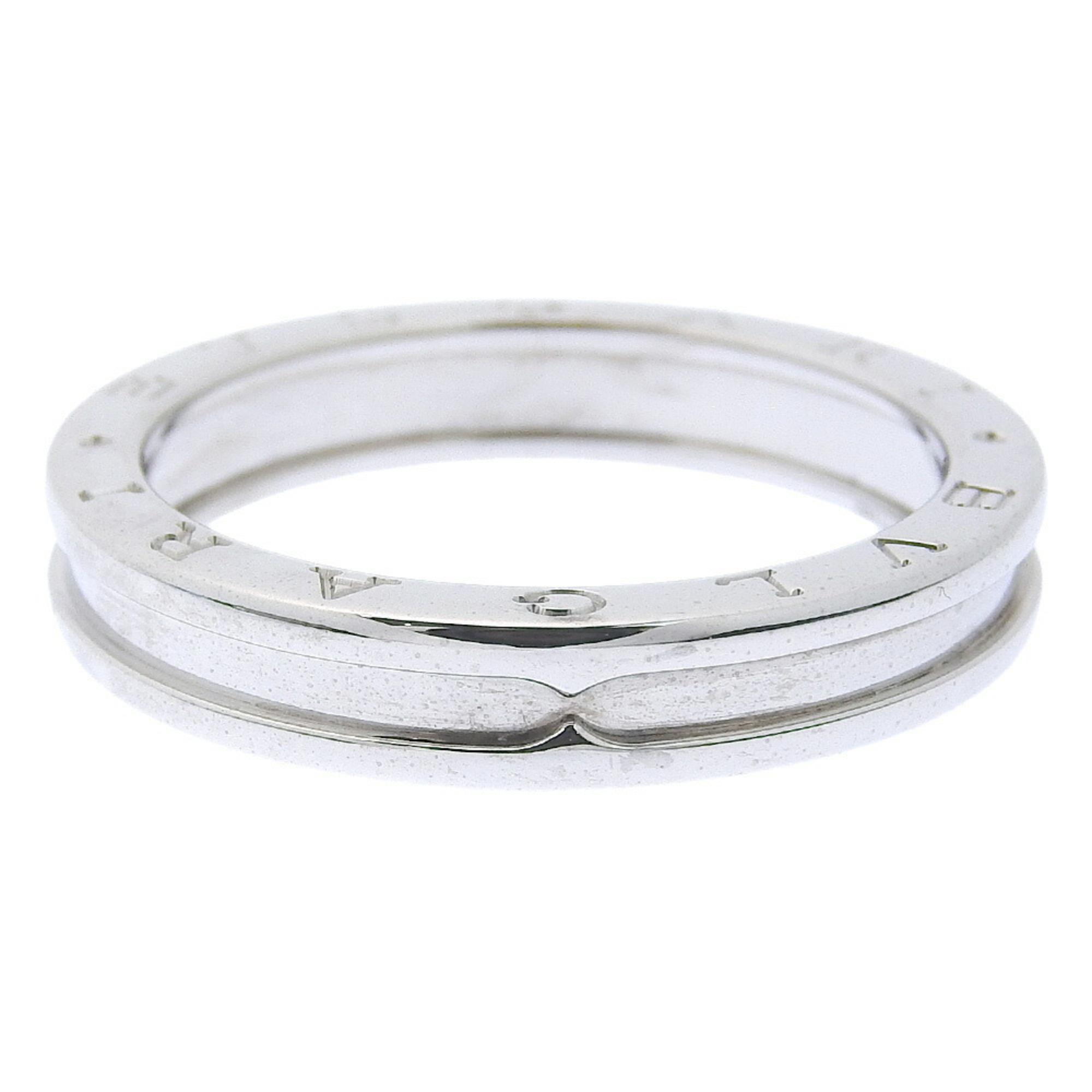 BVLGARI B-zero1 size 28 ring, B-zero1, K18 white gold, approx. 10.0g, men's