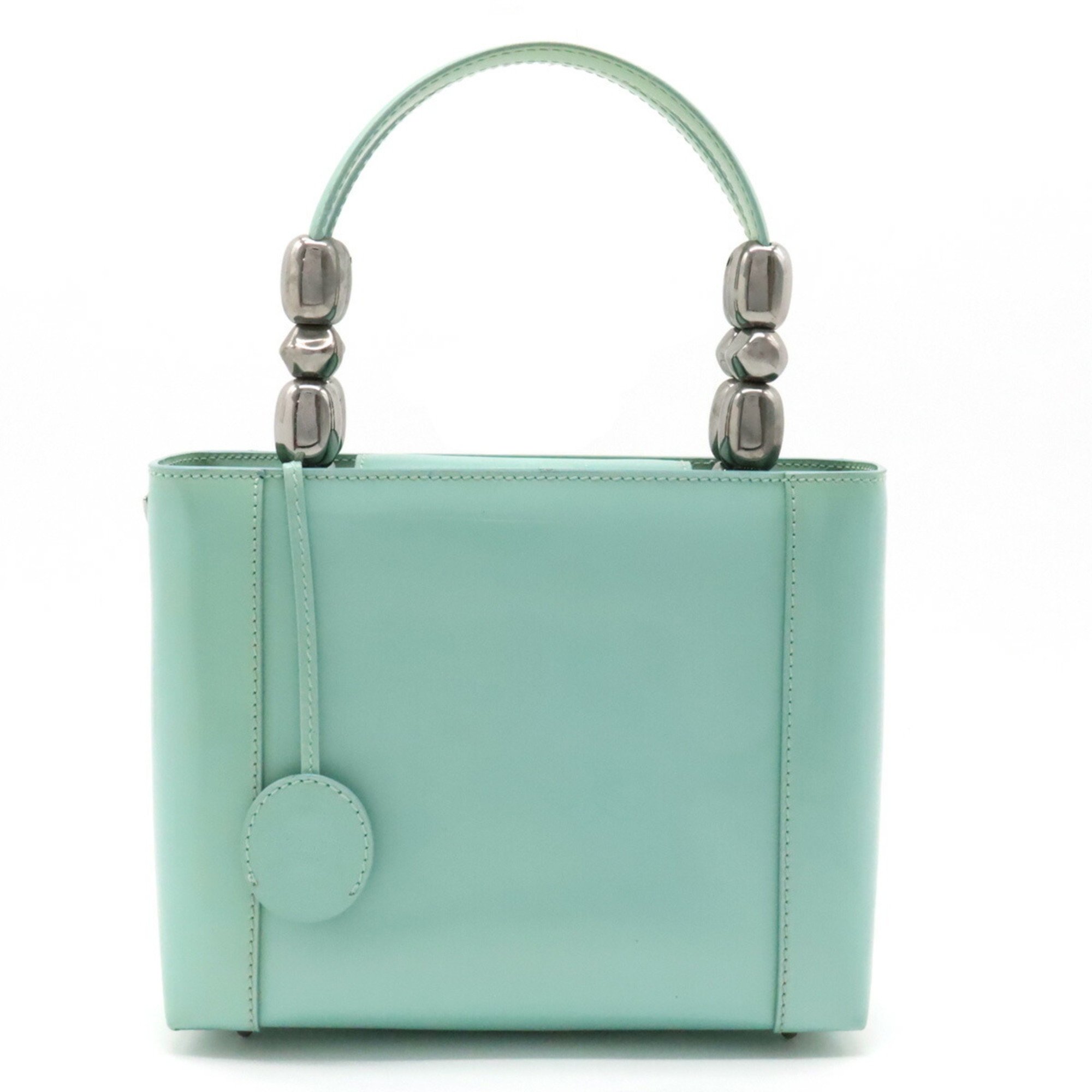 Christian Dior Marispearl handbag in patent leather, mint green