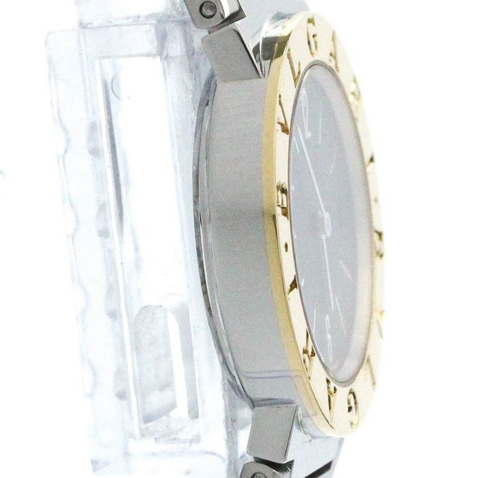 Polished BVLGARI BVLGARI-BVLGARI 18K Gold Steel Ladies Watch BB26SGD BF569974