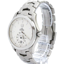 Polished TAG HEUER Link Calibre 6 Steel Automatic Mens Watch WJF211B BF573272