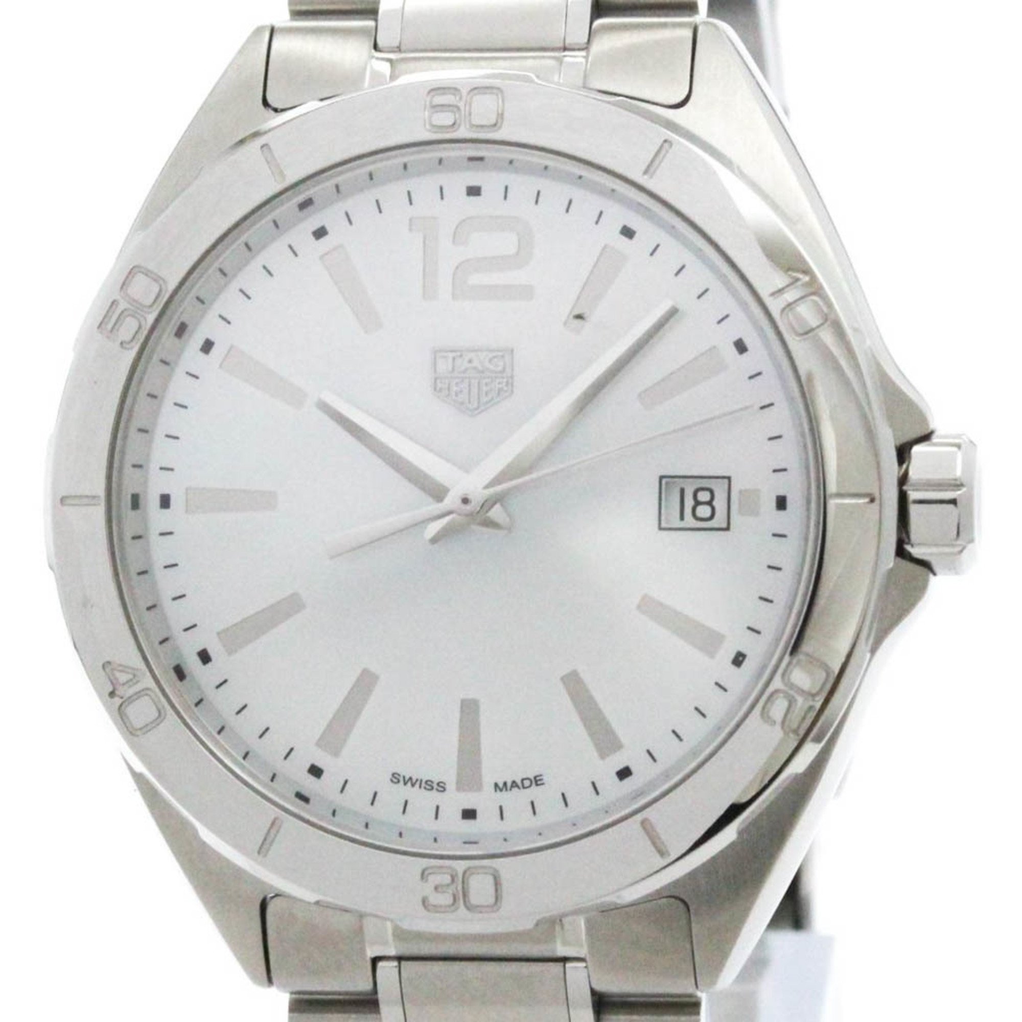 Polished TAG HEUER Formula 1 MOP Dial Steel Quartz Ladies Watch WBJ1318 BF574232