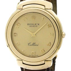Vintage ROLEX Cellini 18K Yellow Gold Quartz Mens Watch 6623 BF574195