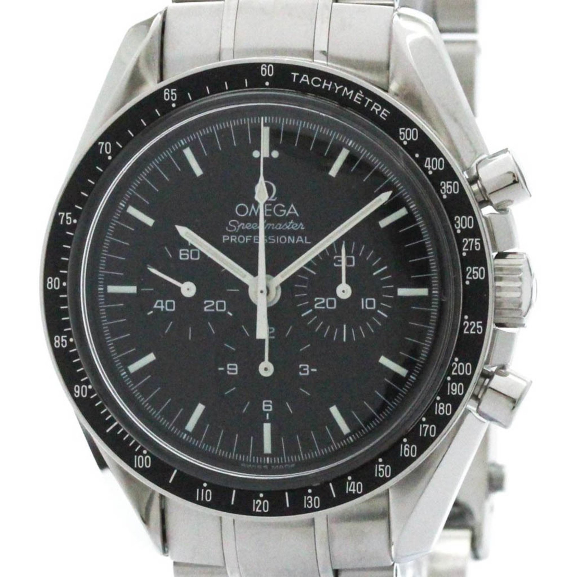 Polished OMEGA Speedmaster Professional Sapphire Back Watch 3572.50 BF574168