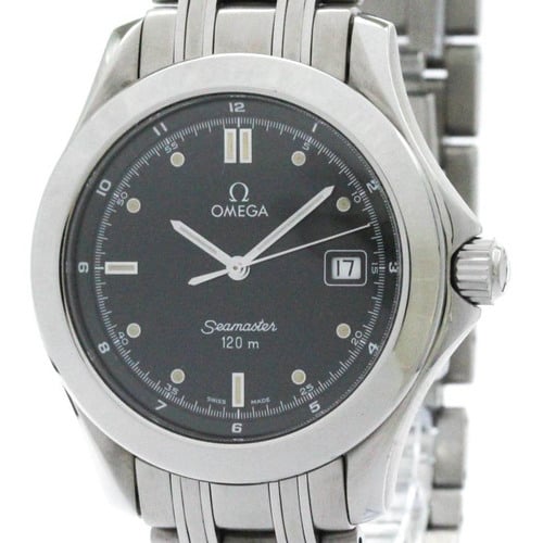 Polished OMEGA Seamaster 120M Stainless Steel Quartz Mens Watch 2511.50 BF573218