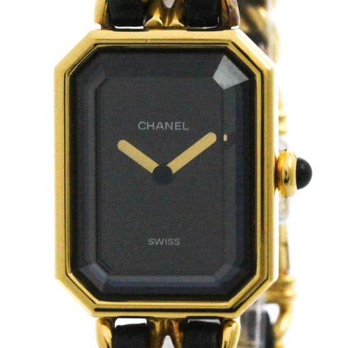 CHANEL Premiere L Size Gold Plated Quartz Ladies Watch H0001 BF574265