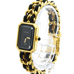 CHANEL Premiere L Size Gold Plated Quartz Ladies Watch H0001 BF574265