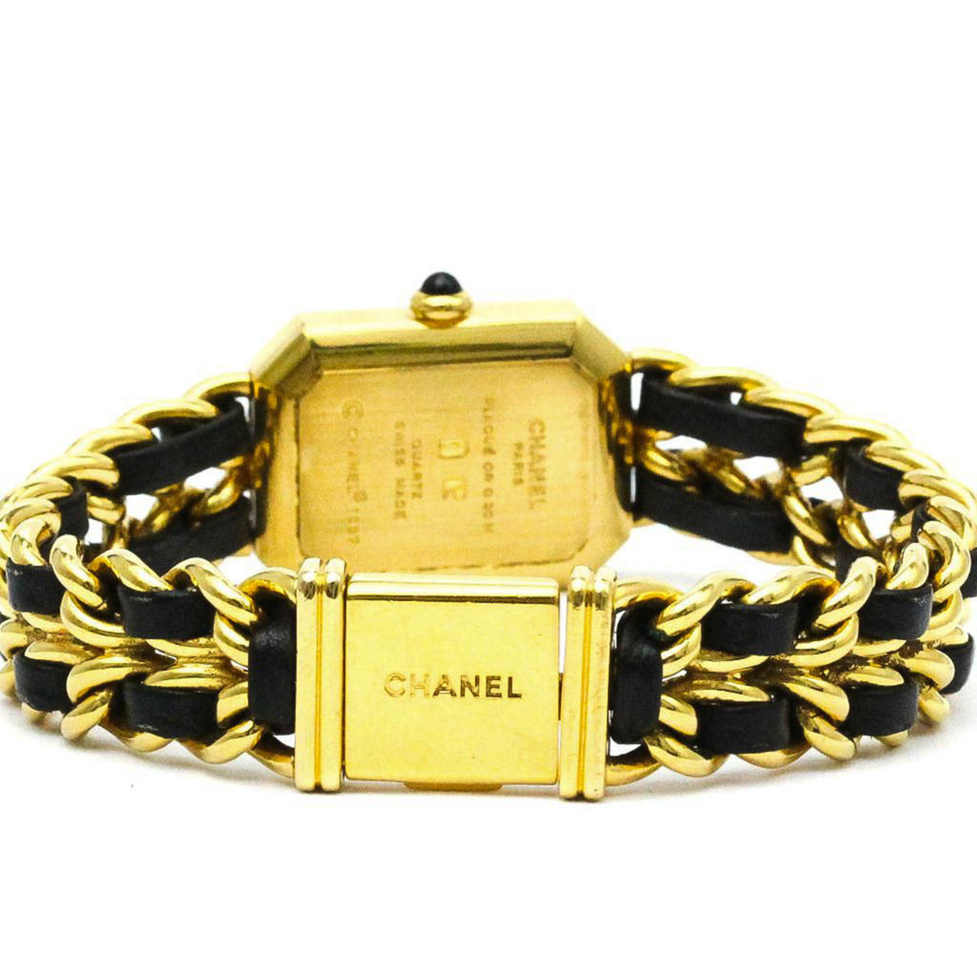 CHANEL Premiere L Size Gold Plated Quartz Ladies Watch H0001 BF574227