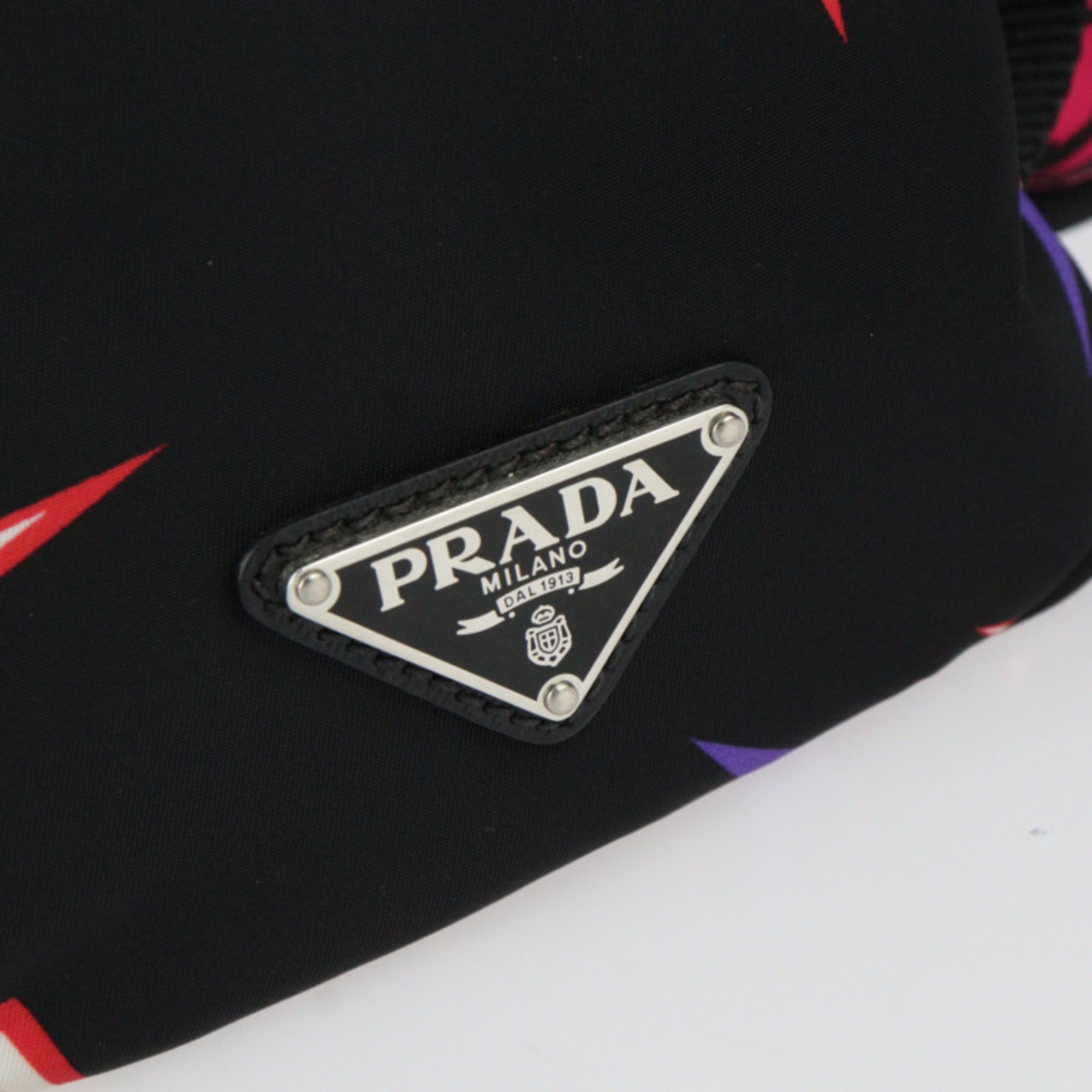 PRADA Prada Frankenstein Backpack Universal Studios Collaboration Backpack/Daypack 2VZ135 Nylon Black Fuchsia