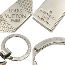 LOUIS VUITTON Louis Vuitton Damier Key Ring Holder M67918 Charm Silver Wallet