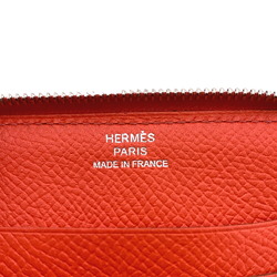 HERMES Soi Cool Flamingo 2016 Rose Jaipur x Cyclamen Coin Case Pink Women's