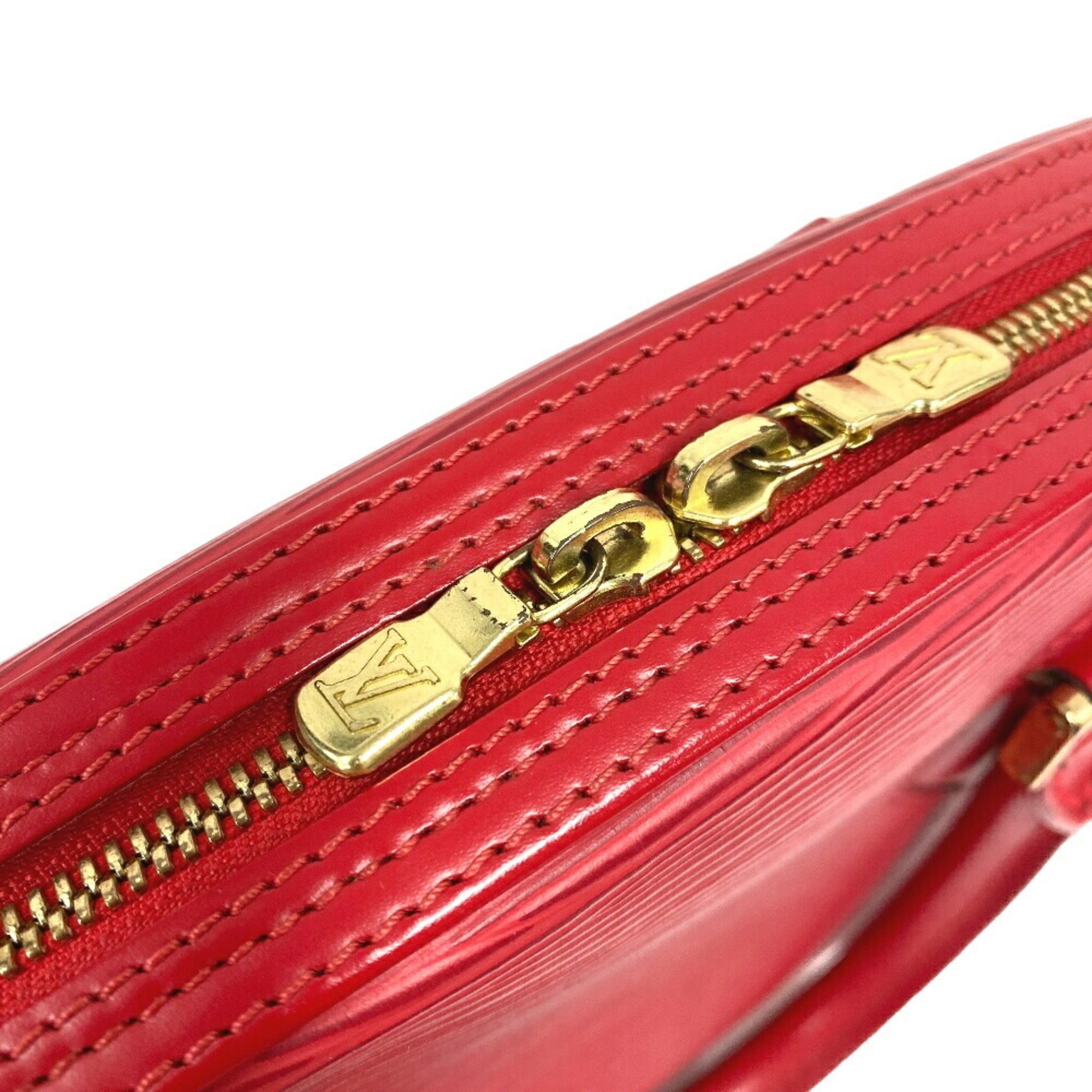 LOUIS VUITTON M52087 Jasmine Epi Handbag Castilian Red for Women