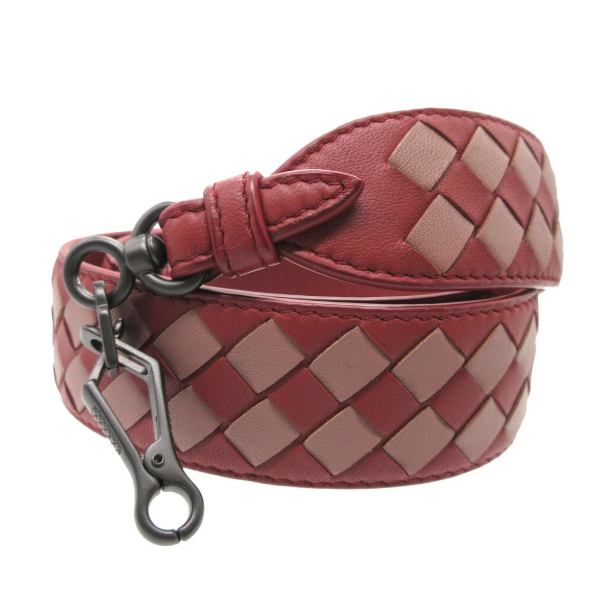 Bottega Veneta 563992 Intrecciato Leather Red Shoulder Strap 1062BOTTEGA VENETA