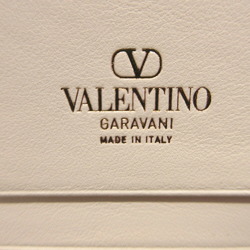 Valentino Garavani Compact Wallet V Leather Ivory Bi-fold 0036VALENTINO GARAVANI