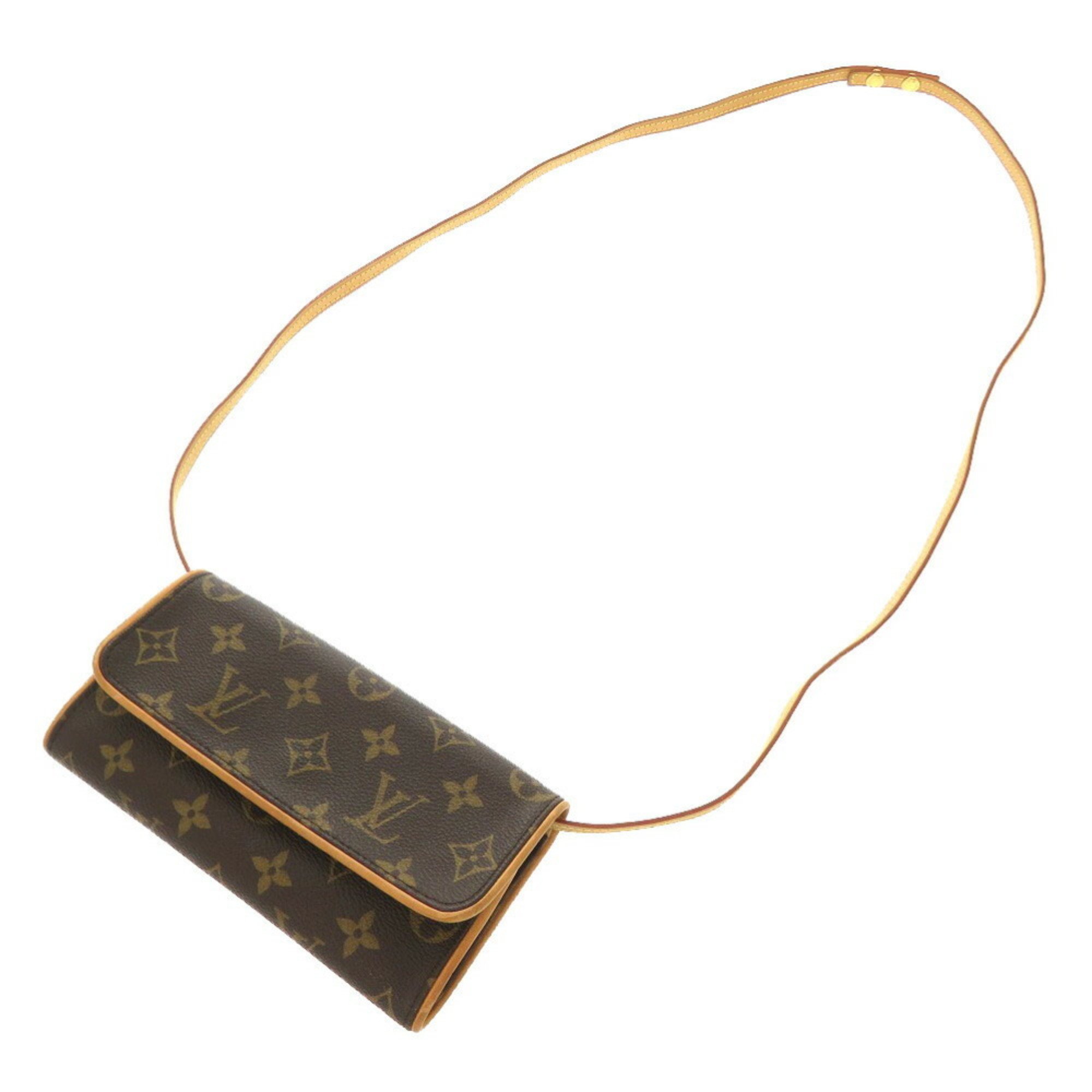 Louis Vuitton Pochette Twin PM Monogram M51854 Shoulder Bag