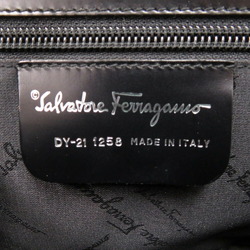 Salvatore Ferragamo Gancini Leather Black DY-21 1258 Handbag 0121