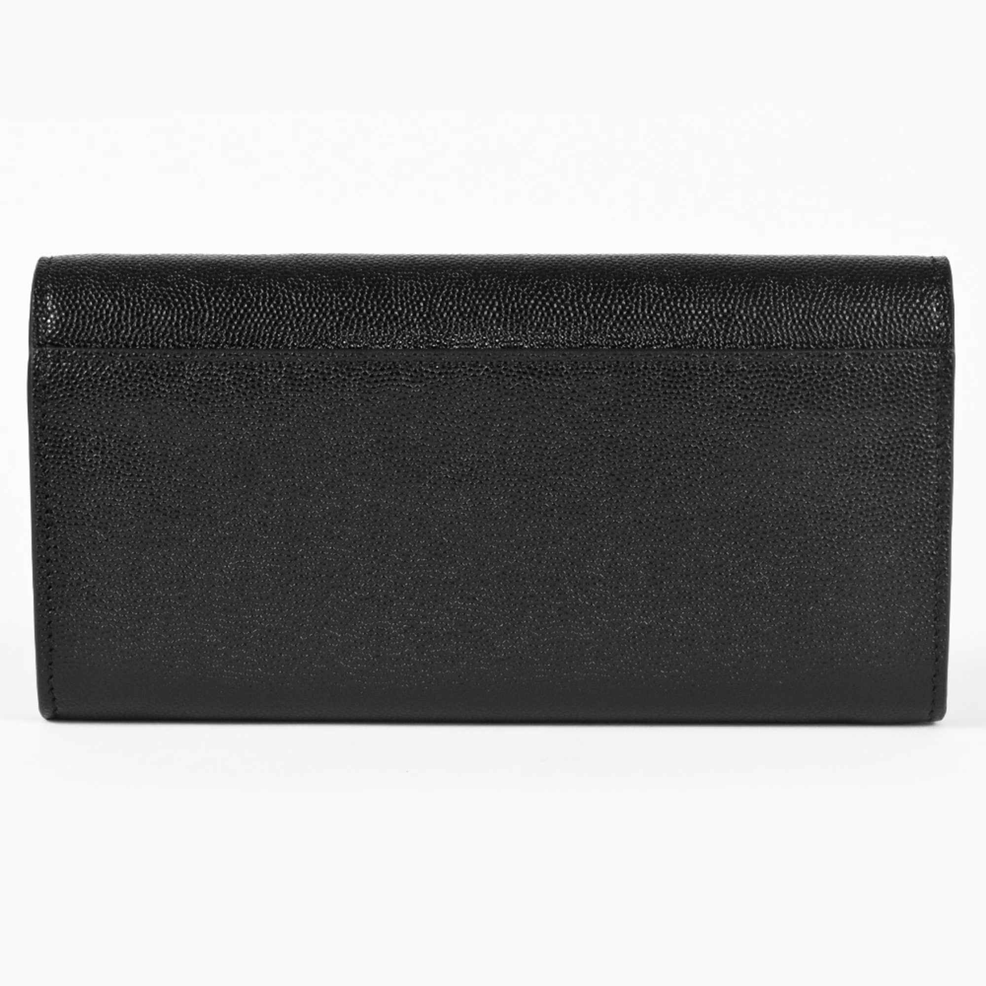 Burberry BURBERRY Bi-fold metal fittings long wallet leather 8018938 black