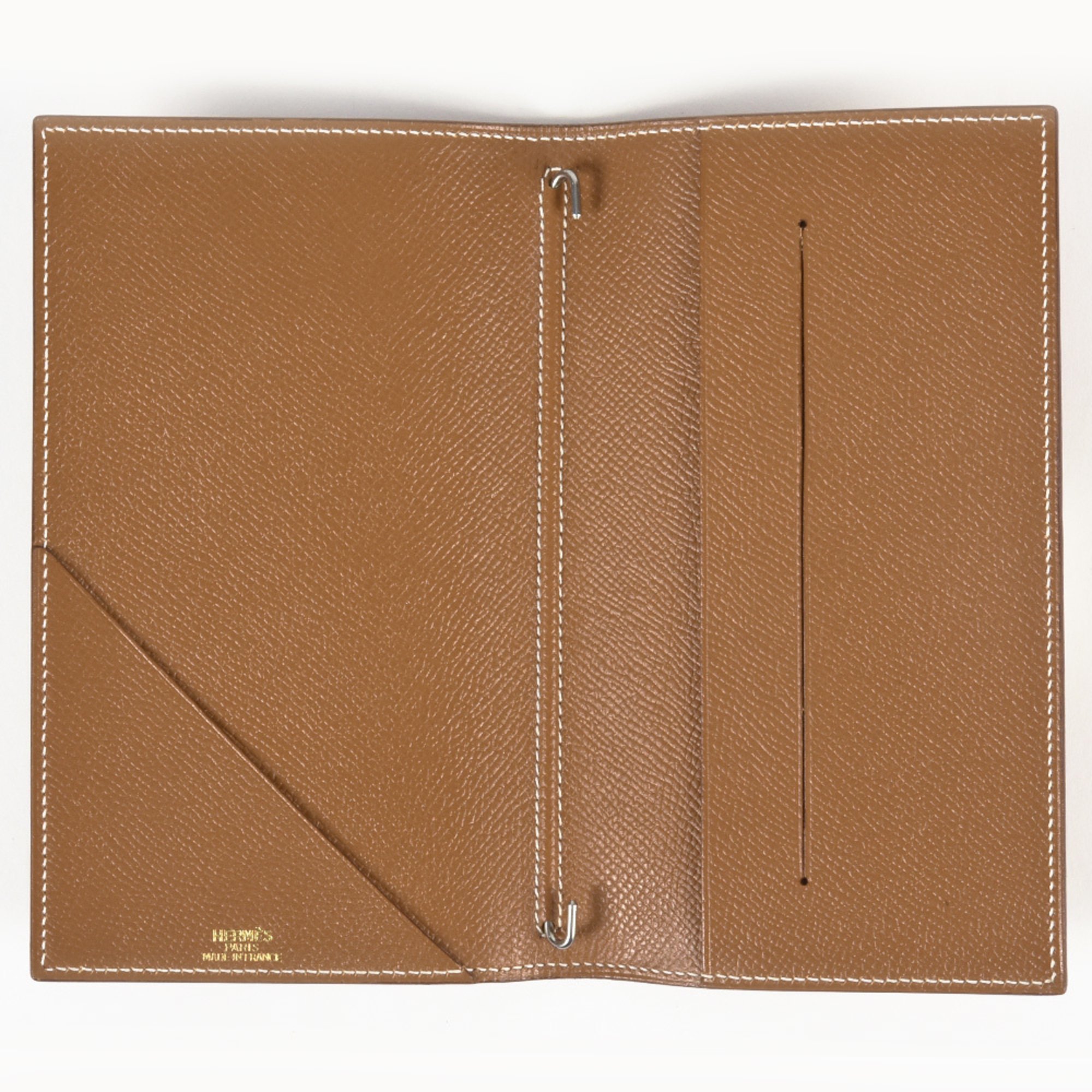 Hermes Agenda Vision Notebook Cover Cushvel D Engraved Gold